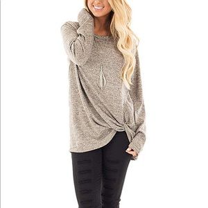 35% cotton 65% polyester stretchy comfy tunic